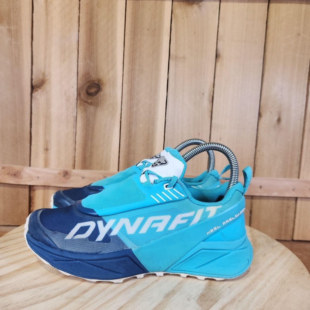 Dynafit Ultra 100 Shoes Womens 6.5 Blue Mesh Trail Running Sneakers Athletic